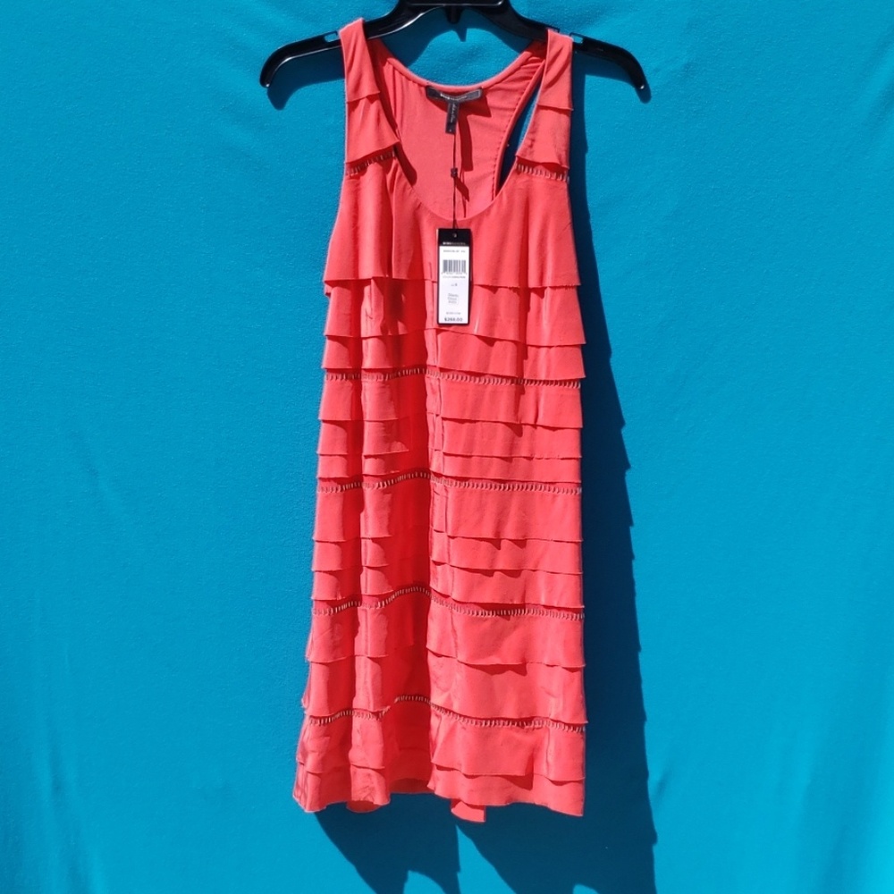BCBGMAXAZRIA 100% Silk Sleeveless Dress Size Small
